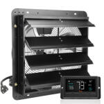 VEVOR GARANCIÁBAN JAVÍTOTT! Fali elszívó ventilátor - 406 mm átmérő, 1747 CFM légszállítás, távirányítós vezérlés, teljesen fémházas, ipari kivitel