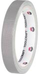 TOOLCRAFT Egyoldalas szövet ragasztószalag (H x Sz) 10 m x 15 mm, szürke HEB15L10AC TOOLCRAFT, tartalom: 1 tekercs