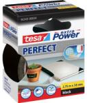 tesa Szövetbetétes ragasztószalag, szövet, fekete, 2, 75 mm x 38 mm, tesa® EXTRA POWER