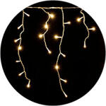 Modee LED jégcsap fényfüzér (4 m széles, 70 cm magas/200 LED) meleg fehér, 8 világítási mód (ML-C2020)