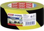 tesa padlójelölő szalag, veszélyt jelző szalag, sárga/fekete csík (H x Sz) 66 m x 50 mm Tesa 58130-00-00