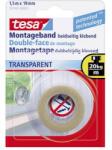 tesa TESA® kétoldalas szerelőszalag, átlátszó, 1, 5 m 19 mm