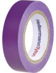 HellermannTyton PVC szigetelőszalag, (H x Sz) 10 m x 15 mm, lila PVC HelaTape Flex 15 HellermannTyton, tartalom: 1 tekercs