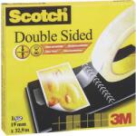 3M Kétoldalas ragasztószalag, Scotch® (H x Sz) 22.8 m x 12.7 mm átlátszó D6651222 3M, tartalom: 1 tekercs