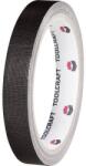 TOOLCRAFT Egyoldalas szövet ragasztószalag (H x Sz) 10 m x 19 mm, fekete HEB19L10SC TOOLCRAFT, tartalom: 1 tekercs