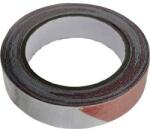 TOOLCRAFT Figyelmeztető jelölő ragasztószalag, piros-fehér csíkos (H x Sz) 5 m x 25 mm TOOLCRAFT ANST255M-RW