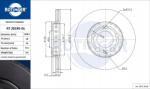 Rotinger féktárcsa RT 20195-GL, 239mm, szellőző, első tengelyre