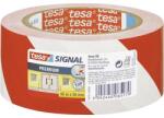 tesa Veszély jelző szalag (H x Sz) 66 m x 50 mm, piros, fehér 58131-00-00 TESA, tartalom: 1 tekercs
