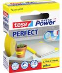 tesa Szövetbetétes ragasztószalag, sárga, 2, 75m x 19mm, tesa® EXTRA POWER