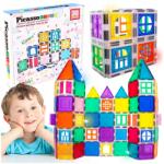 PicassoTiles Picasso Tiles mágneses építőkockák, 30db-os, oktató, 3+ éves, műanyag (PT30 AN04)