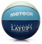 Meteor Kosárlabda, Size 5, gumi, edzőlabda, kék-szürke-sötétkék (07084)