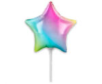 GoDan Balon folie model Stea curcubeu 22 cm GD674 Baloane folie (GD674)