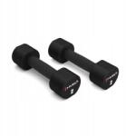 HMS Tpu poliuretán edző súlyzó szett 2 x 2kg Hms HPT02, bordázott, 21, 9cm, 2 x 2kg (5907059896460)