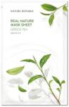 Nature Republic Real Nature Green Tea Sheet Mask - Mască Calmanta pentru Față 1buc/23ml Masca de fata