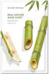 Nature Republic Real Nature Bamboo Sheet Mask - Mască Netedă pentru Față 1buc/23ml Masca de fata
