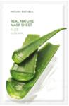 Nature Republic Real Nature Aloe Sheet Mask - Mască Hidratantă pentru Față 1buc/23ml Masca de fata