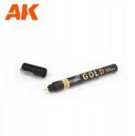 AK-Interactive Marker, arany, fém, folyékony jelző (AK1301)