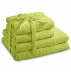 AmeliaHome Amari pamut törölköző szett, 4 db, zöld, 100% pamut (AMARI)