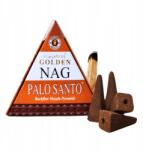 Golden Nag Palo Santo Kúpos Backflow Füstölők, 10 db, méreganyagmentes (kadzidełka stożkowe backflow)