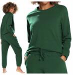 Dkaren Pamut melegítő szett, zöld, Size L, lehúzókkal