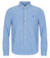 Ralph Lauren Hosszú ujjú ingek CHEMISE AJUSTEE COL BOUTONNE EN POLO FEATHERWEIGHT Kék EU XL