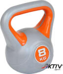 AktivSport kettlebell 8 kg műanyag bevonattal