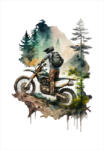 Takoy Panou pentru coaserea unei pături Welsoft fleece 140x200 motocross