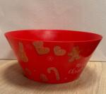  Karácsonyi Tál, Ø25cm, műanyag, beltéri és kültéri használatra (5701390639102)