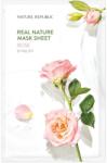 Nature Republic Real Nature Rose Sheet Mask - Antiaging Arcmaszk 1db/23ml