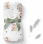 BOCIOLAND Bambusz pelenka, mókus, 110×110cm (BL189)