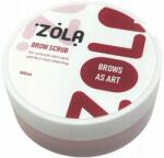 Zola Brow scrub finomszemcsés szemöldök peeling, 100 ml