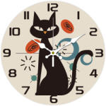  Falióra, Macska, csendes, hangtalan, konyha, nappali