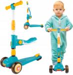 MalPlay háromkerekű roller, lovas ülés, állítható fék, LED kerekek (112335)