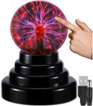 MEMFLOW Asztali Lámpa Gyerekeknek, Mágikus Plazma Gömb, 14cm, ajándék