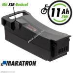 Maratron E-bike akku 37V 10, 4Ah nyeregcső XLR fekete