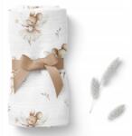 BOCIOLAND Bambusz pelenka, 110×110cm, puha, légáteresztő, finom babatakaró (BL195)