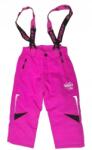  Téli sportos gyerek sínadrág, lány, nadrágtartó, Size 98/104, poliészter (KX-21294A różowe)