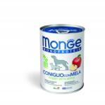Monge Dog Fruit M Nyúl almával 400g