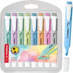 STABILO Szövegkiemelő Stabilo Swing Cool Pastel 8 színben, műanyag tokban (275/8-08-2)