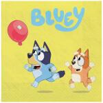  nickelodeon Bluey sárga szalvéta 16 db-os 33x33