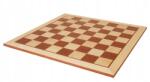 Sunrise Chess & Games Sakktábla No. 6, mahagóni/jávor, 58mm mező, világos perem, intarzia