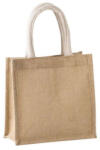 Kimood KI0272 kisméretű jutavászon bevásárlótáska Kimood, Natural-U (ki0272na-u)