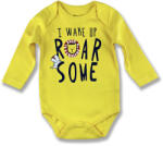 Miniworld Baba body- Roar, sárga Méret: 74 (6-9hó)