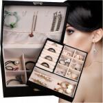 Modeus Ékszertartó Doboz Rendszerező, Elegáns Fülbevaló Tok XL (ID 97 V4)