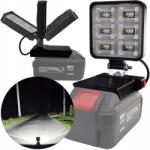 P4U Graphite 18V Halogén/led Akkumulátoros Munkalámpa (GRP000001-B)