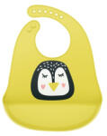 Coccorito Bavetica din silicon cu buzunar cu model de pinguin, 1 bucata, Coccorito Bavata