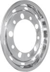 TruckKing Capac Janta Fata 22, 5x11, 75 ET135 Super Single, Inox, 10 Gauri, PCD 335mm, Prindere cu Suruburi (1652SF235H)