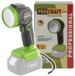 PROCRAFT Акумулаторен LED фенер PROCRAFT LL18bb - 20V, висока яркост, регулируема глава (Solo) (LL18bb)