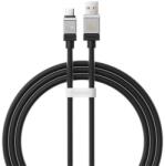 Baseus COOLPLAY adatkábel (USB - Type-C, 100W, gyorstöltő, 100cm, törésgátló) FEKETE (CAKW000601)