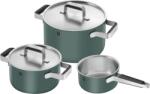 ZWILLING Set de oale Pure, cu cratiță și 2 capace, verde, 5 piese (1028857)